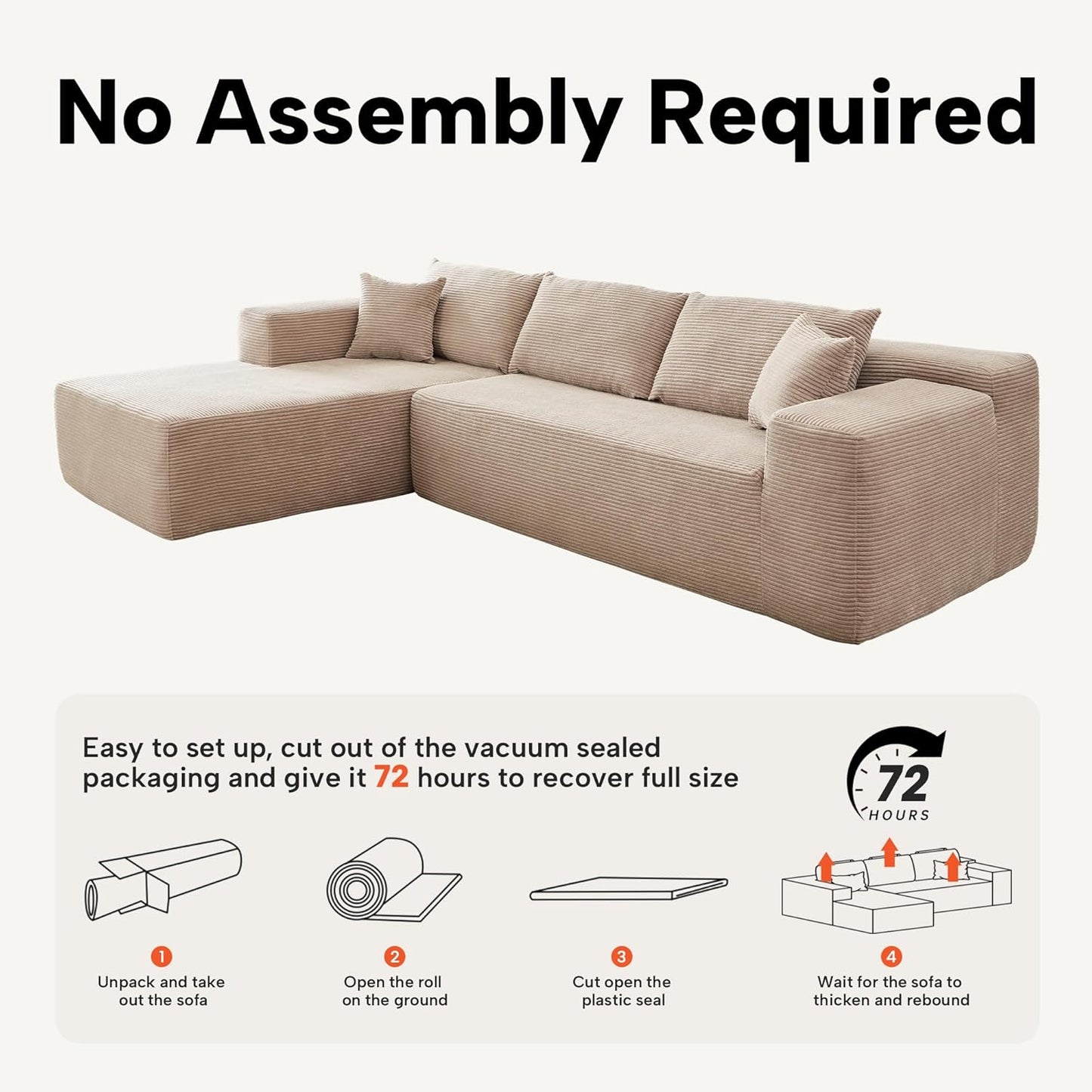Viral Boneless Couch